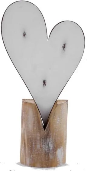 Decorațiune din metal cu suport din lemn Ego Dekor, 15 x 30 cm, medie