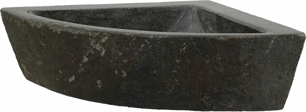 vidaXL Chiuvetă Gri (38-45) x (38-45) x 12 cm Piatra de Râu