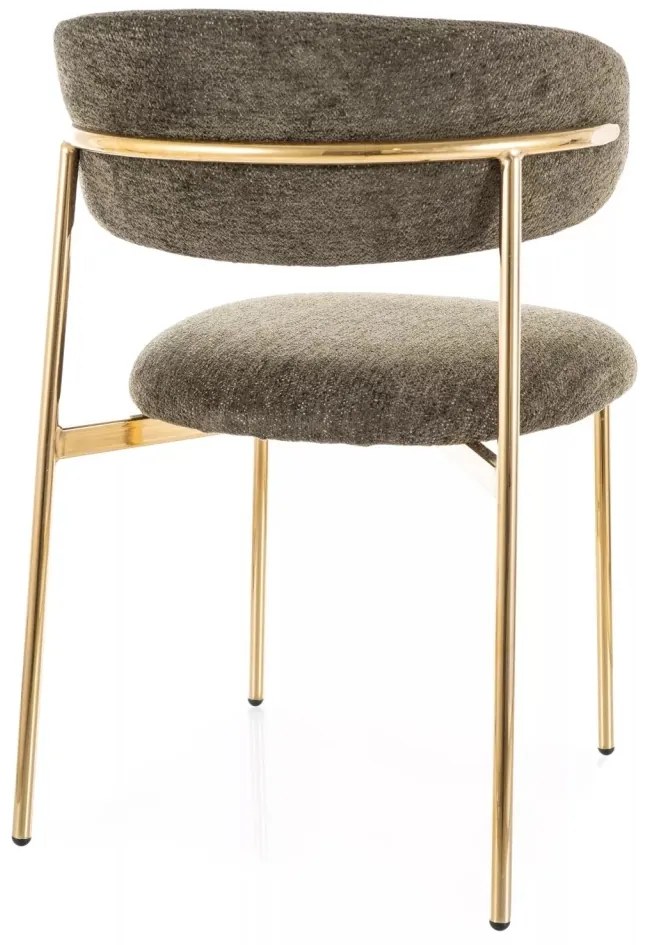 Scaun Elton olive/auriu Raven78