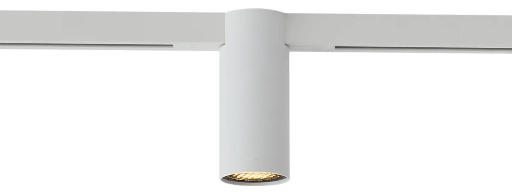 Spot modern alb pentru sistem de șină monofazat GU10 35mm - Slimline Nubee Honey