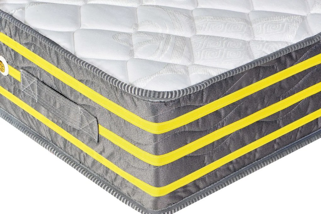 Saltea cu arcuri Bonnell Premier Plus 130×190 cm, fermitate tare, 24 cm înălțime