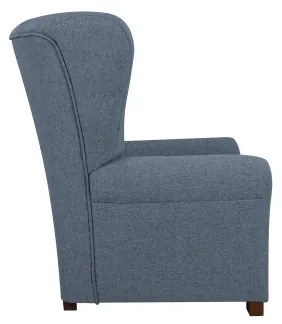 Fotoliu VIVA cu aripi, albastru