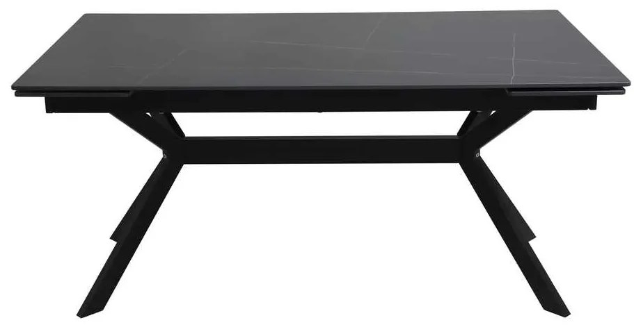 Masă de bucătărie Lumiere 180 x 90 cm, negru