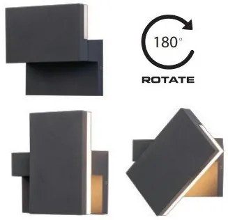 Aplica LED iluminat exterior ambiental IP65 Nuria