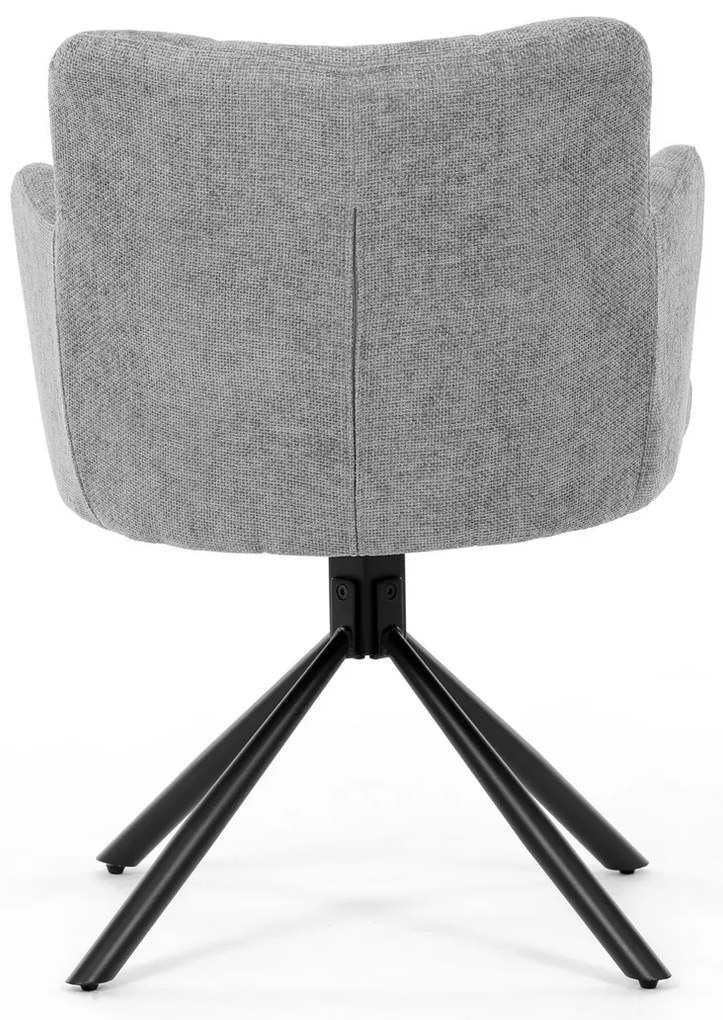 Set de scaune de sufragerie cu mecanism deîntoarcere DCH-T1122 GREY2, 2 buc.