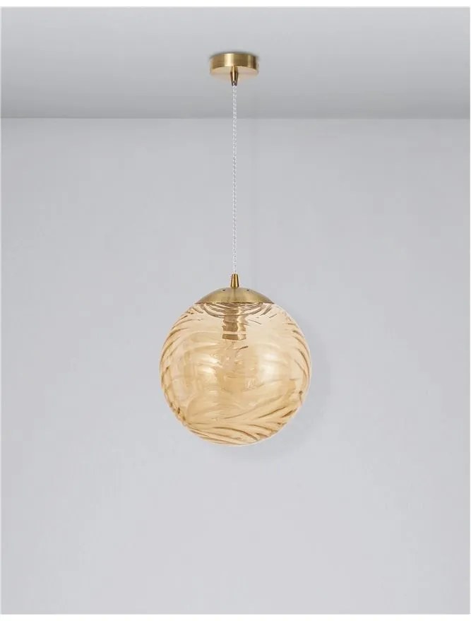 Pendul design modern FICATO champagne NVL-9988301