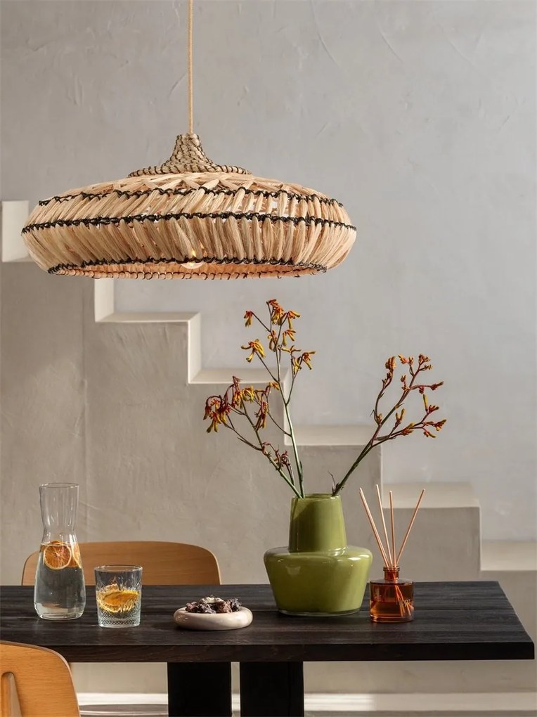 Lustra boho style Rinjani 60x29cm natural, M