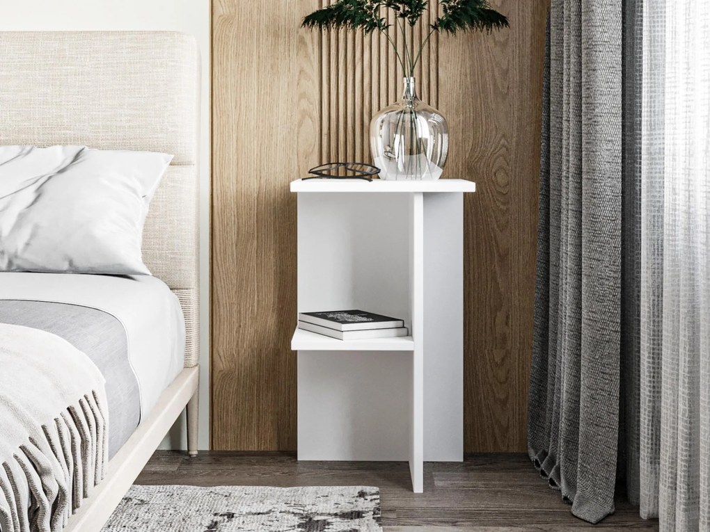 Noptieră Lanay (alb). Promo -7%. 1107978