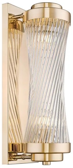 Aplică Zuma Line W0528-02N-F7AC SERGIO 2xE14/60W/230V auriu