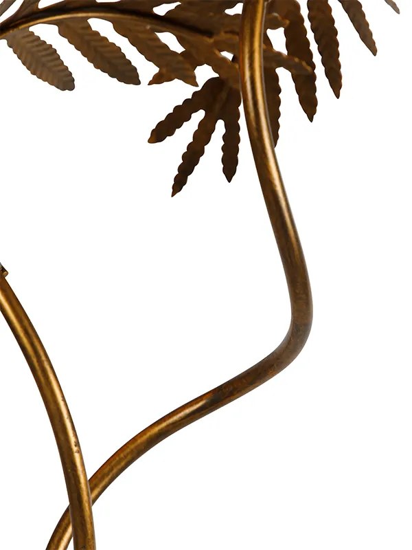 Lampă de podea vintage aurie 187 cm 2 lumini - Botanica