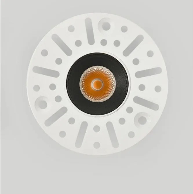 Mini Spot incastrabil LED 10W 3000K Trimless Duran negru