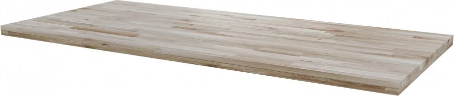 Blat de masa dreptunghiular din lemn de stejar Tablo 2,4x160x90 cm