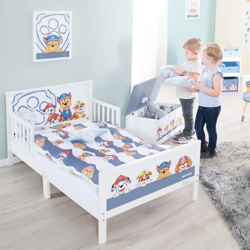 Lenjerie de pat pentru copii din bumbac pentru pătuț 100x135 cm Paw Patrol – Roba