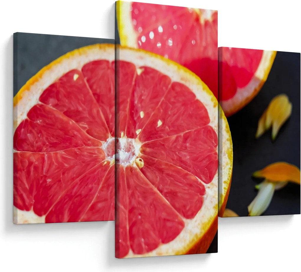 Tablou cu grapefruit tăiat (90x60 cm)