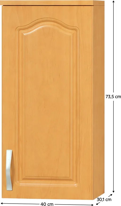 Dulap bucătărie de sus, arin, de dreapta, LORA MDF NEW KLASIK W40/736
