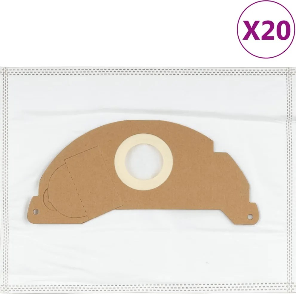 vidaXL Saci de aspirator pentru Karcher A2004, 20 buc.