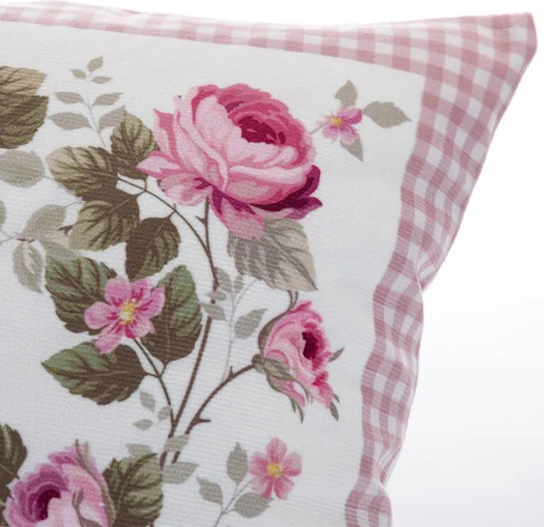 Set de 2 fețe pernuțe TRANDAFIRI ÎNFLOREȘTE 40 x 40 cm