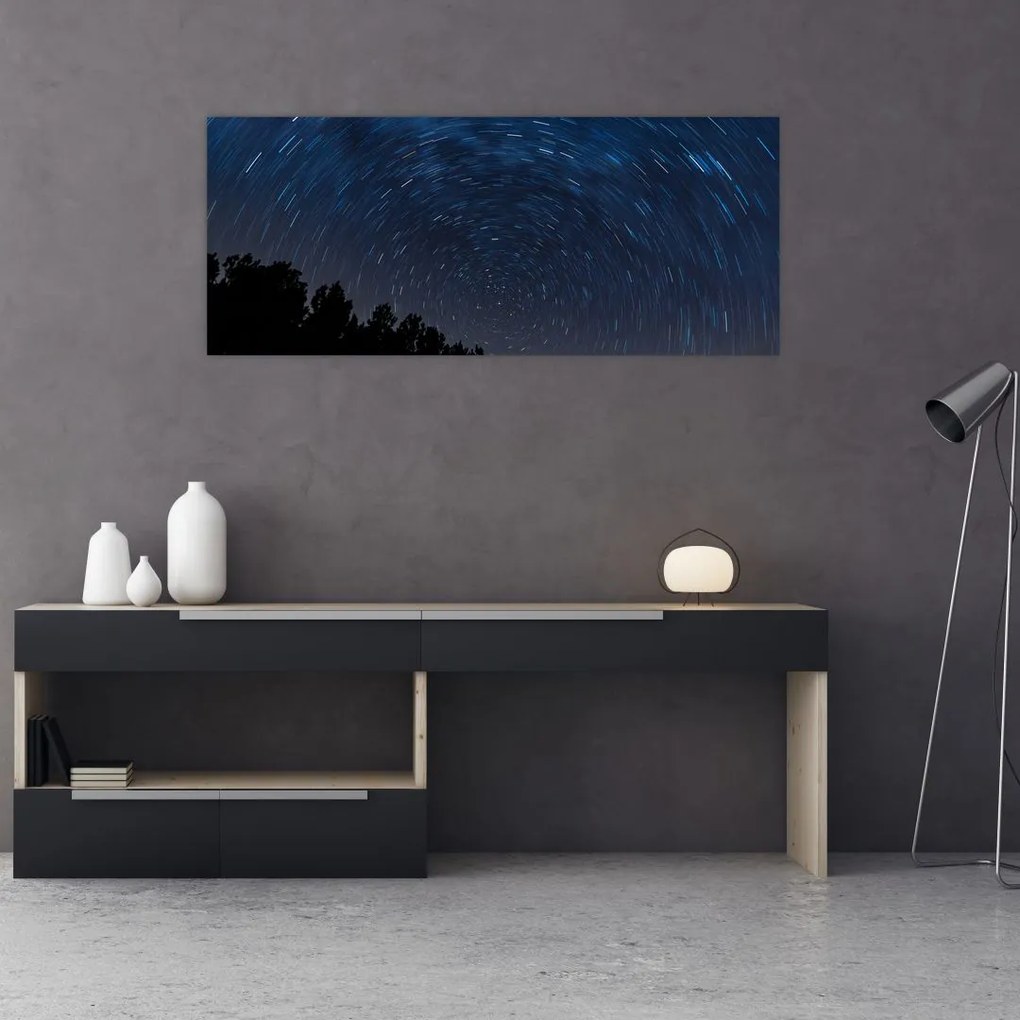 Tabloul cu cerul nocturn (120x50 cm)