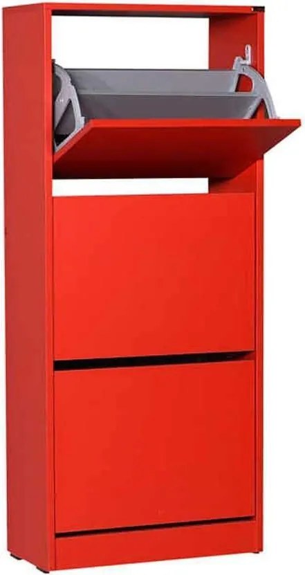 Pantofar Adore Slim, 3 compartimente, capacitate 12 perechi incaltaminte, 51 x 119 x 26 cm