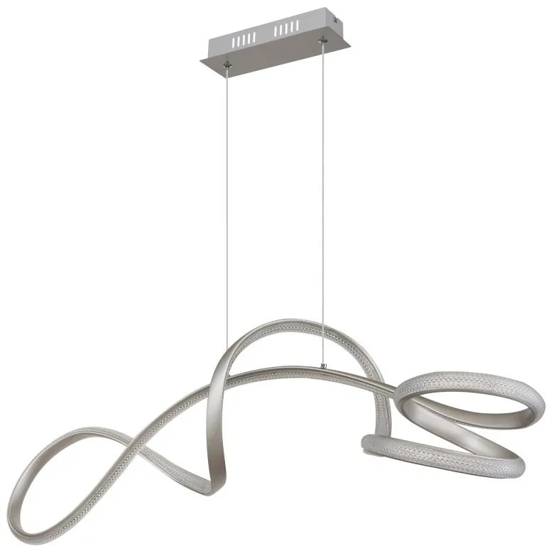 Lustra LED suspendata 4000K SWIRL nichel