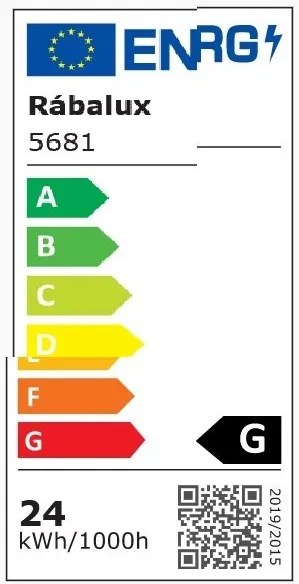 Plafoniera LED design modern 40cm Artemis gri 5681 RX