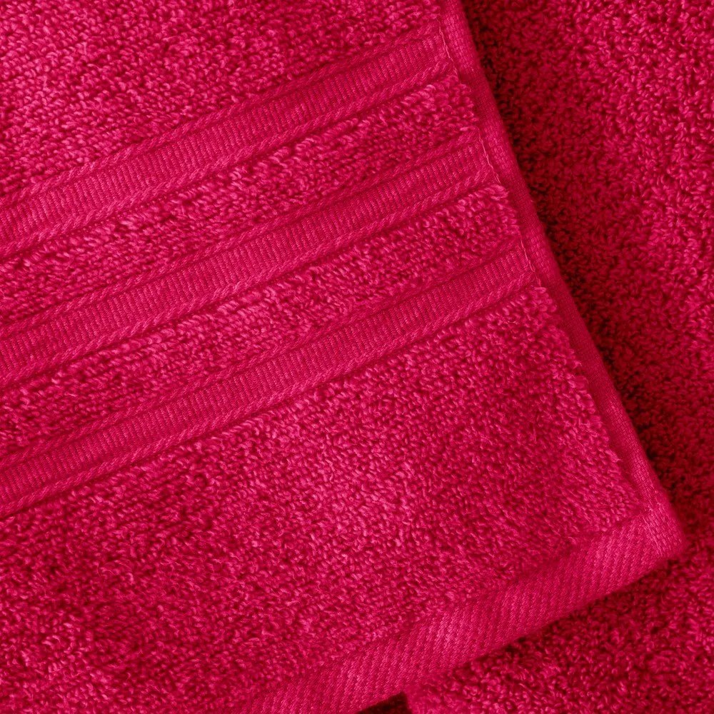 Prosoape de baie roz-închis 6 buc. din bumbac din frotir Zero Twist – Catherine Lansfield