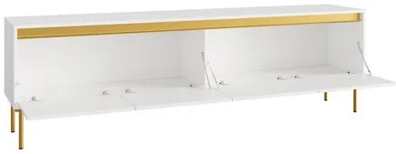 Set mobilier living Gelean I (Negru + auriu) . 1105948