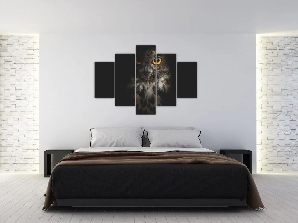 Tablou cu bufnița (150x105 cm)