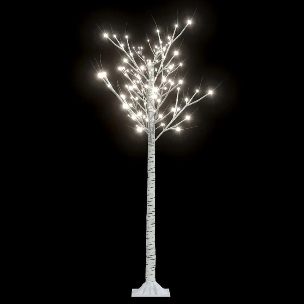 Pom Craciun 140 LED-uri alb rece 1,5 m salcie interior exterior 1, Alb rece, 1.5 m