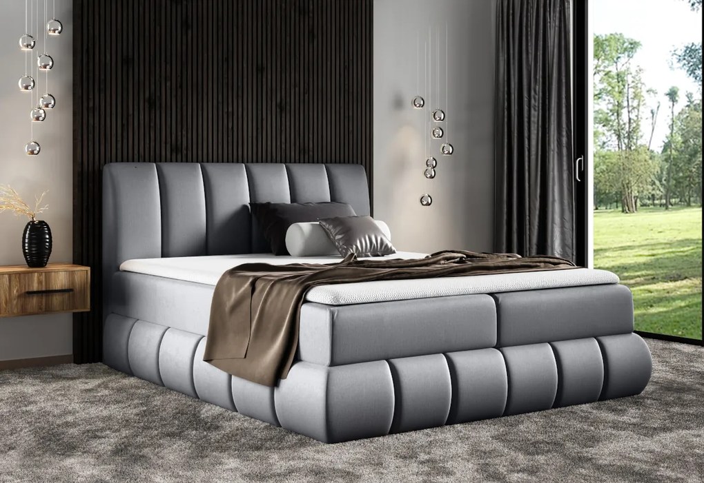 Expedo Pat tapitat boxspring EUGENA, 160x200, fancy 79