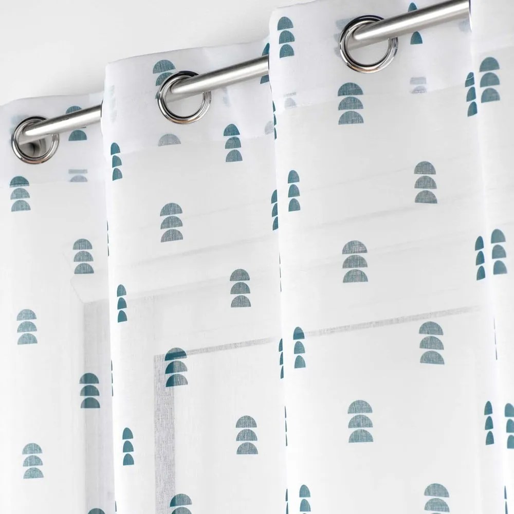 Perdea albă/albastră 140x240 cm Geokid – douceur d'intérieur