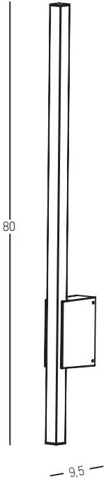 Aplica LED ambientala de exterior stil minimalist IP65 Willie