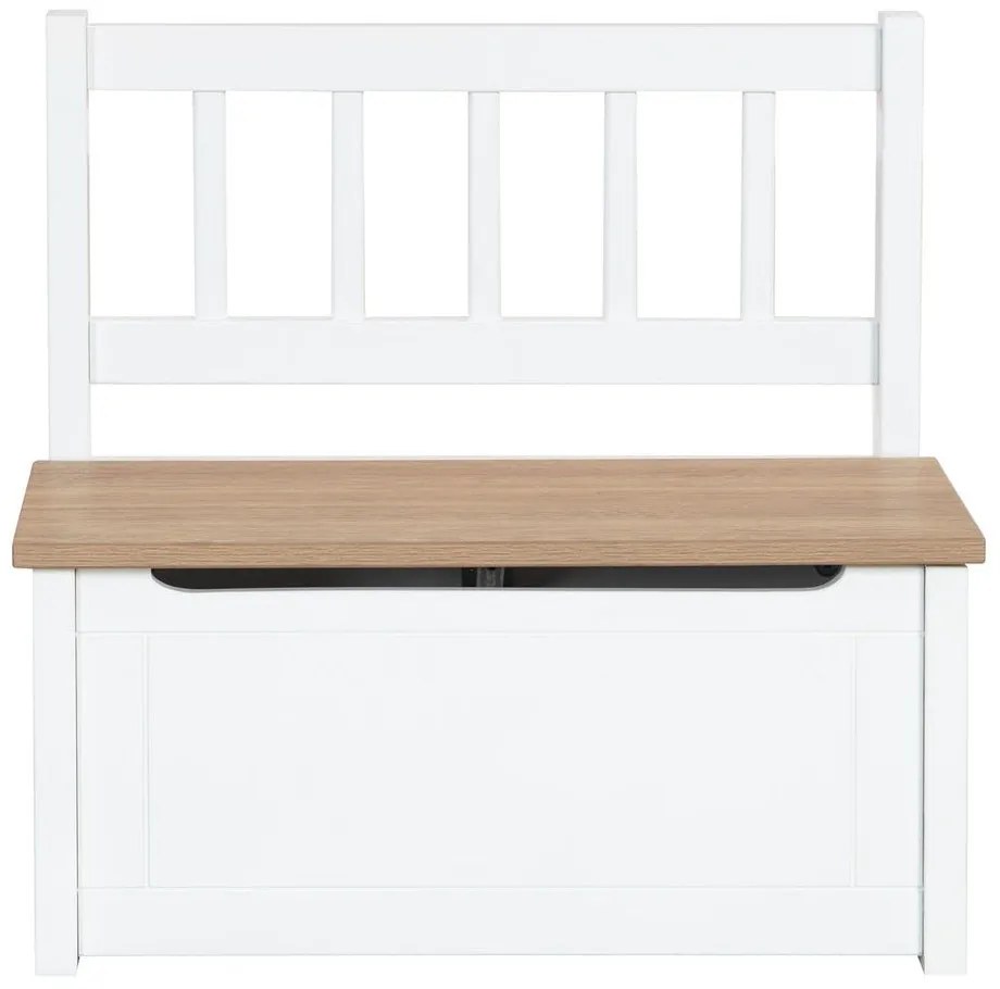 Bancă de copii albă Woody – Roba