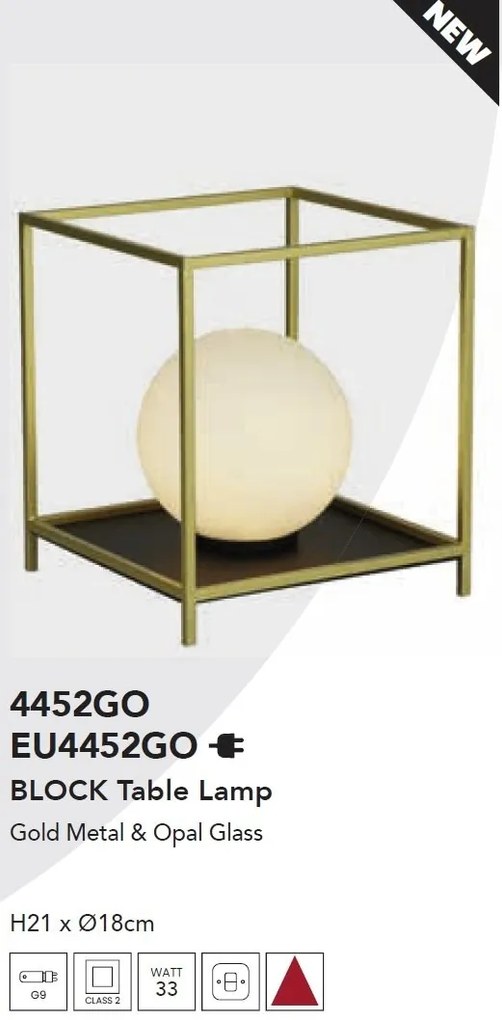 Veioza/Lampa de masa design decorativ Block