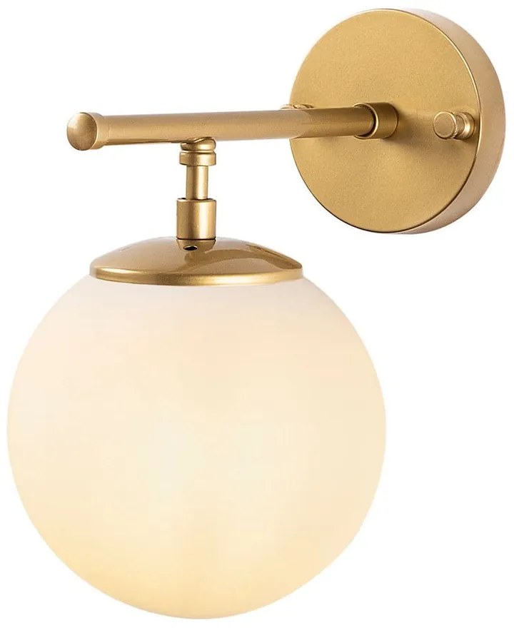 Aplică de perete albă/aurie Roe – Opviq lights