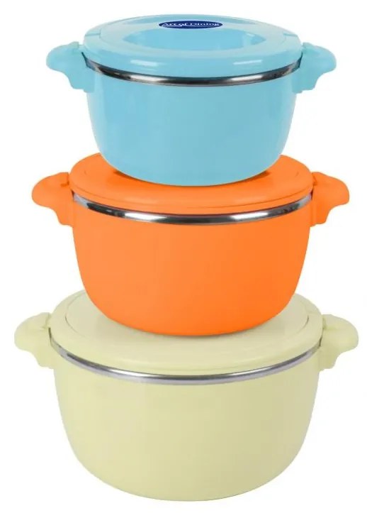 SET 3CASEROLE TERMICE 2+4+6L,BELLY BEIGE