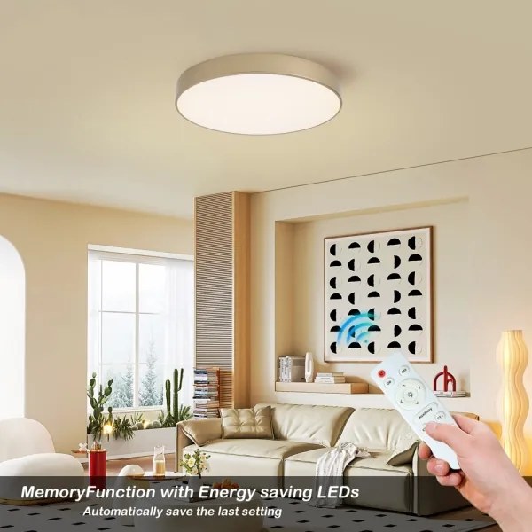 Brilagi - Plafonieră LED reglabilă POOL LED/60W/230V Ø 50 cm aurie + telecomandă