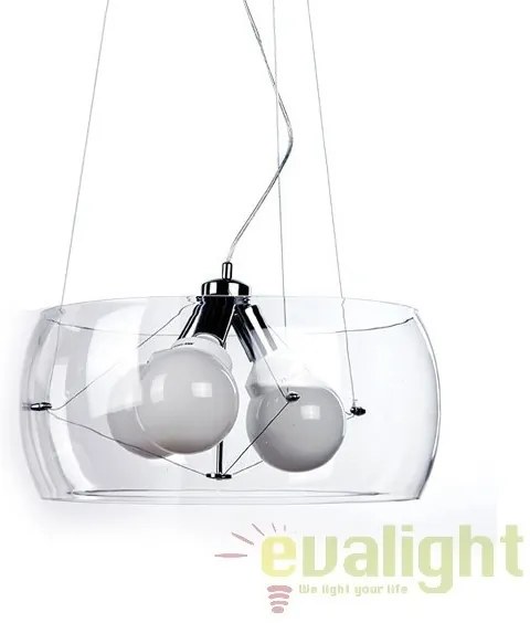 Lustra moderna design elegant 40cm Cosmo Clear