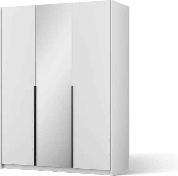 Dulap Alera III Hinged – cu oglindă – 148x58x204 cm – Alb – Alera III Hinged Dulap – Varianta 1