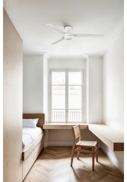 Ventilator LED dimabil FARO 33832-1TW MINI PUNT TUB S LED/10W 2700/4000/6000K + telecomandă