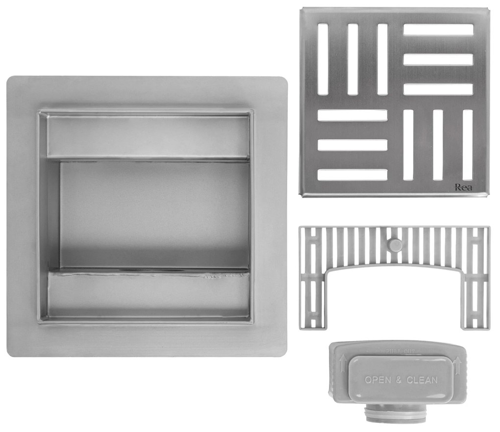 Rigola dus REA CROSS Nickel Brush 12x12