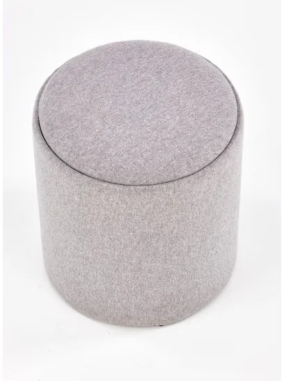 Set 2x tabureți AVIKO, Ø 38/45 cm, gri/bej