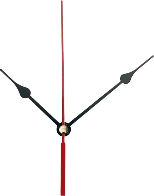 SENTOP | Ace de ceas din aluminiu negru - design în formă de lacrimă 11,5 / 8,5 cm