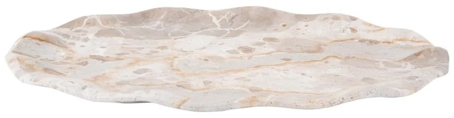 Tavă decorativă din marmură 25x40 cm Waved – PT LIVING