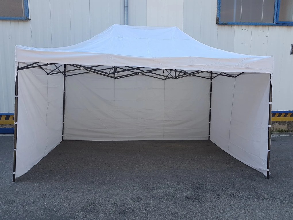 Cort pavilion 3x4,5 alb SQ