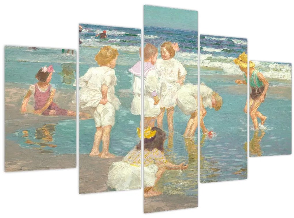 Tablou - Edward Henry Potthast, A Holiday, reproducere (150x105 cm)