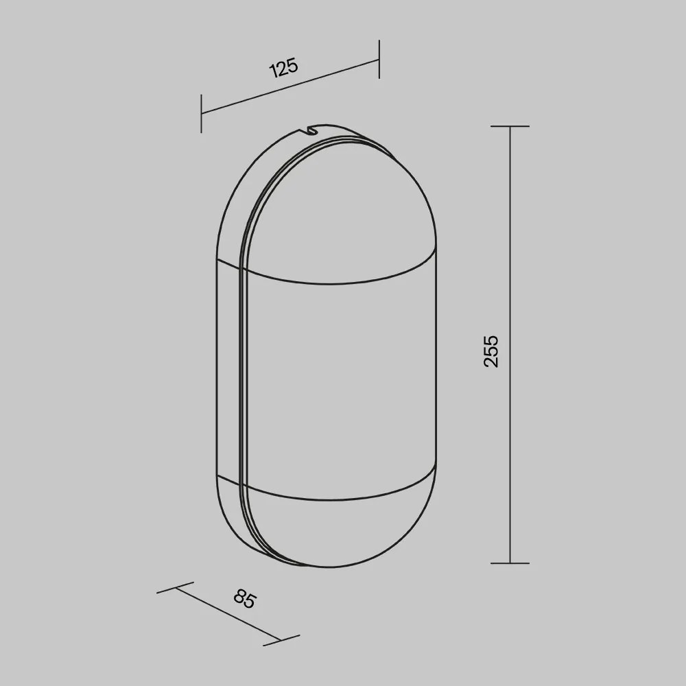 Aplica de perete pentru exterior IP65 Candle