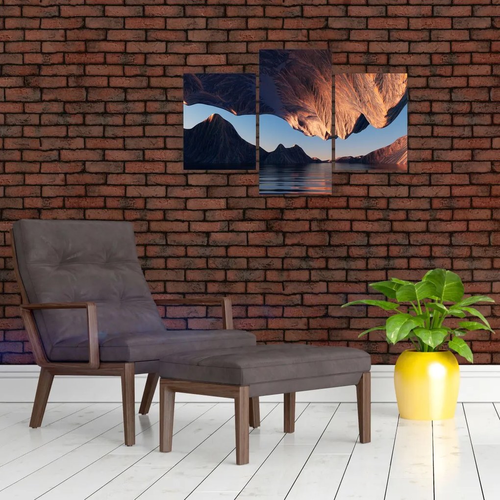 Tablou - Faleze 3D (90x60 cm)