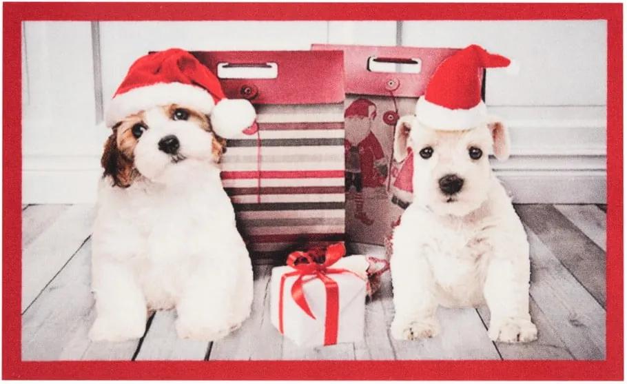 Preș Zala Living Christmas Dogs, 45 x 75 cm