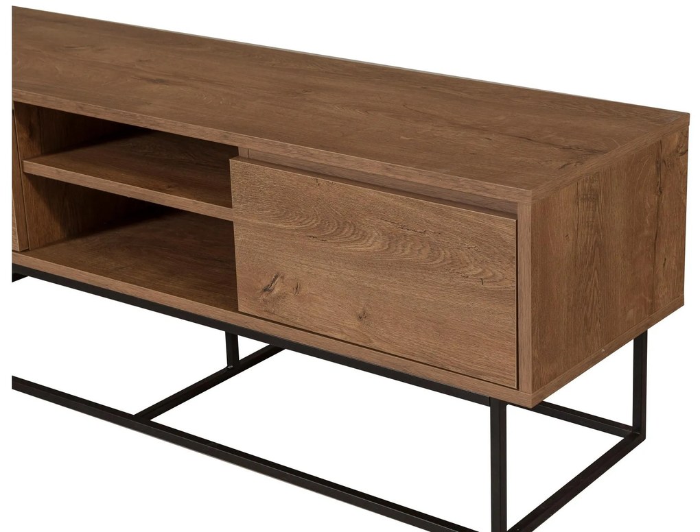 Set mobilier living Ponake 1 (nuc + negru). 1094091